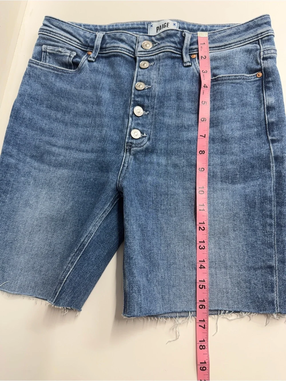 PAIGE Bermuda shorts‎ size 30 denim jean shorts preppy summer medium wash